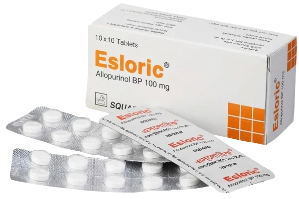 Esloric Tablet,  Allopurinol 100 mg