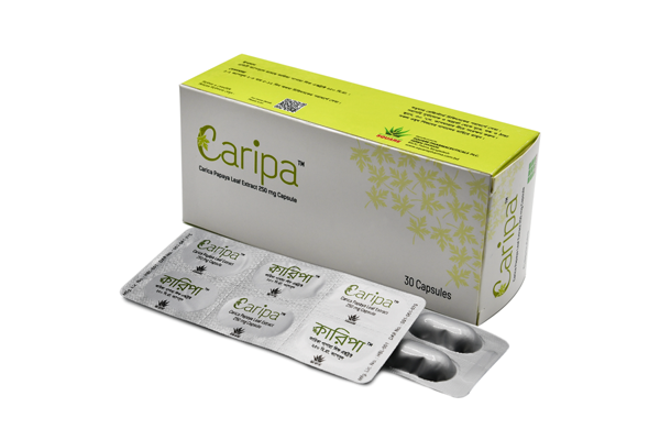 Caripa Capsule, Carica Papaya Leaf Extract 250 mg