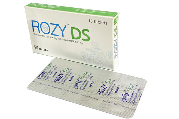 Rozy DS Tablet, Drospirenone + Estradiol 1 mg+0.5 mg