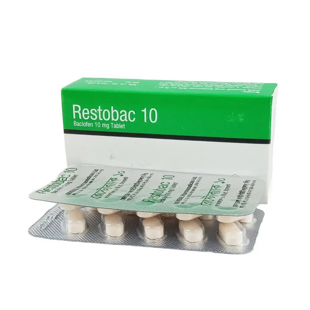 Restobac Tablet, Baclofen 10 mg