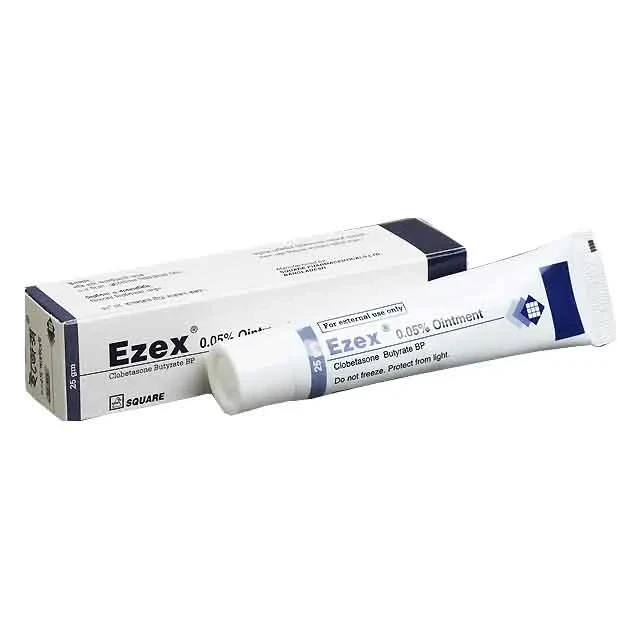 Ezex Ointment 25gm tube, Clobetasone Butyrate 0.05%