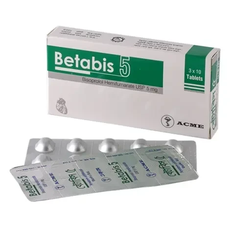 Betabis Tablet, Bisoprolol Fumarate 5 mg