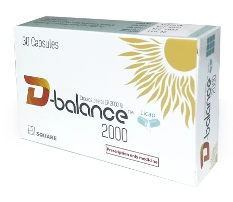 D-Balance Capsule, Cholecalciferol [Vitamin D3] 2000 IU