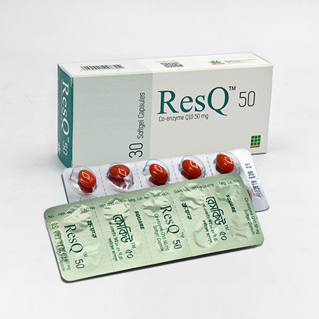 ResQ Capsule, Coenzyme Q10 [Ubidecarenone] 50 mg