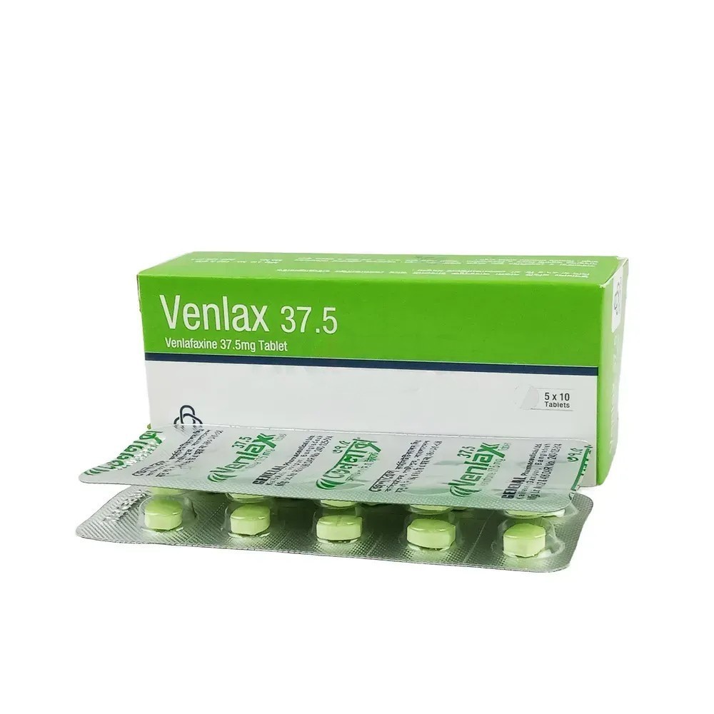 Venlax Tablet, Venlafaxine Hydrochloride 37.5 mg