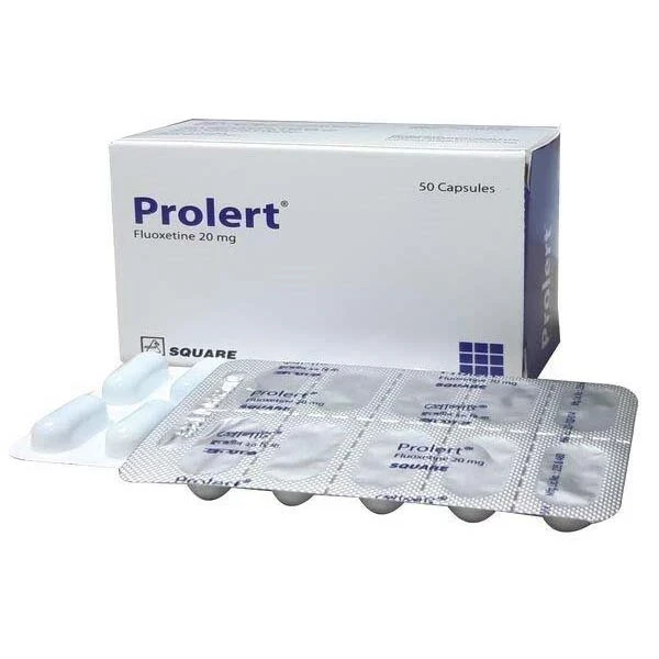 Prolert Capsule, Fluoxetine Hydrochloride 20 mg