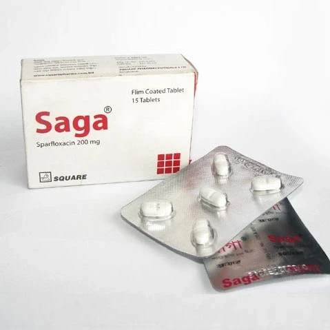 Saga Tablet, Sparfloxacin 200 mg