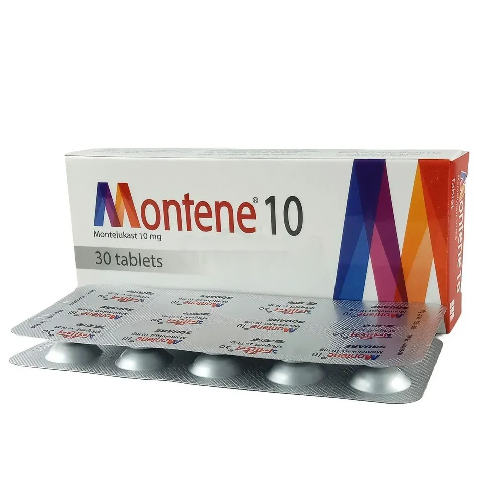 Montene Tablet, Montelukast Sodium 10 mg