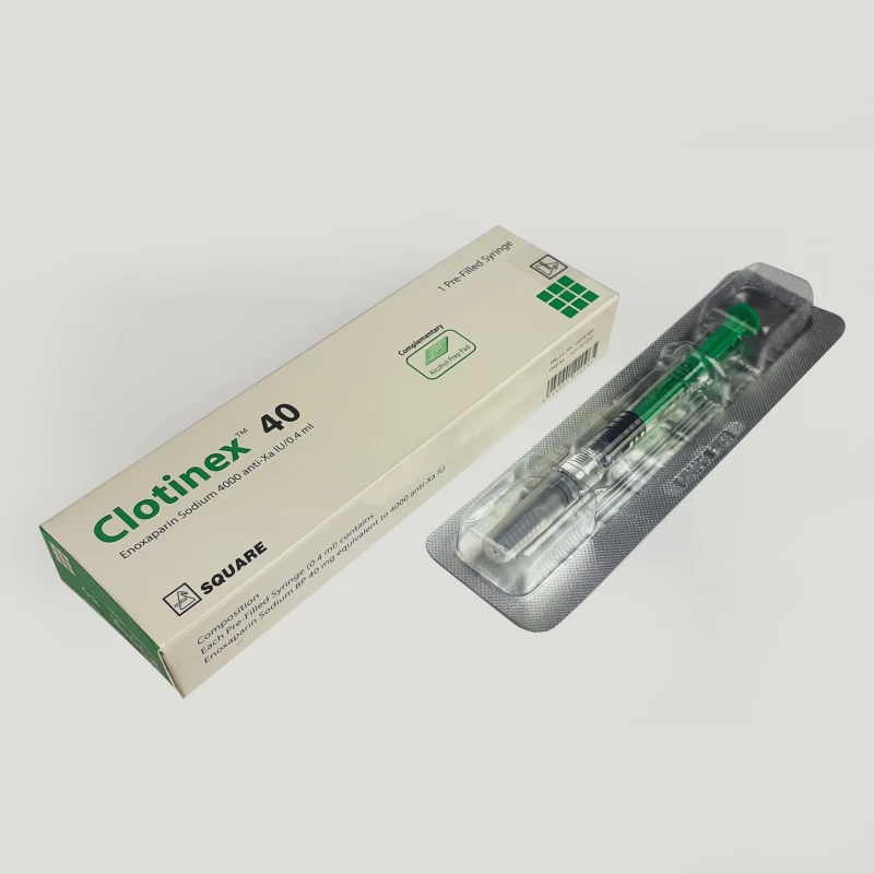 Clotinex SC Injection , Enoxaparin Sodium 4000 Anti-Xa IU/0.4 ml