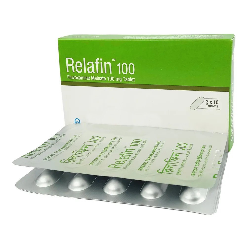 Relafin Tablet, Fluvoxamine Maleate 100 mg