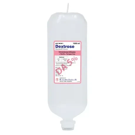 Acme's Dextrose IV Infusion 1000 ml bag, Dextrose 5%
