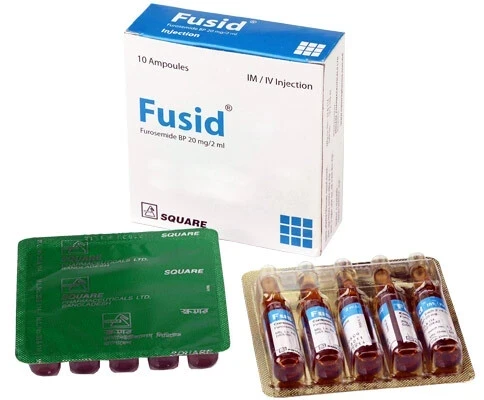 Fusid IM/IV Injection, Furosemide 20 mg/2 ml