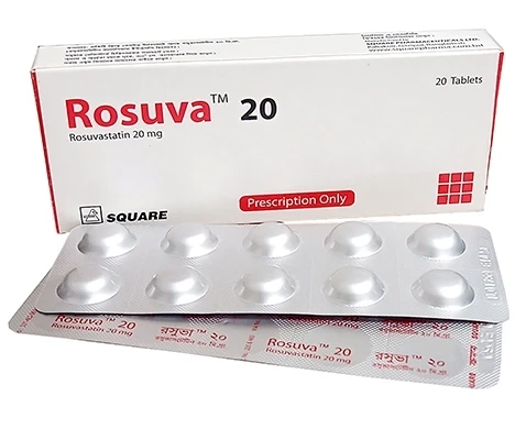 Rosuva Tablet, Rosuvastatin Calcium 20 mg