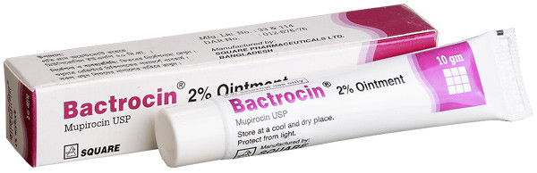 Bactrocin Ointment,  Mupirocin 2% w/w, 10 gm tube