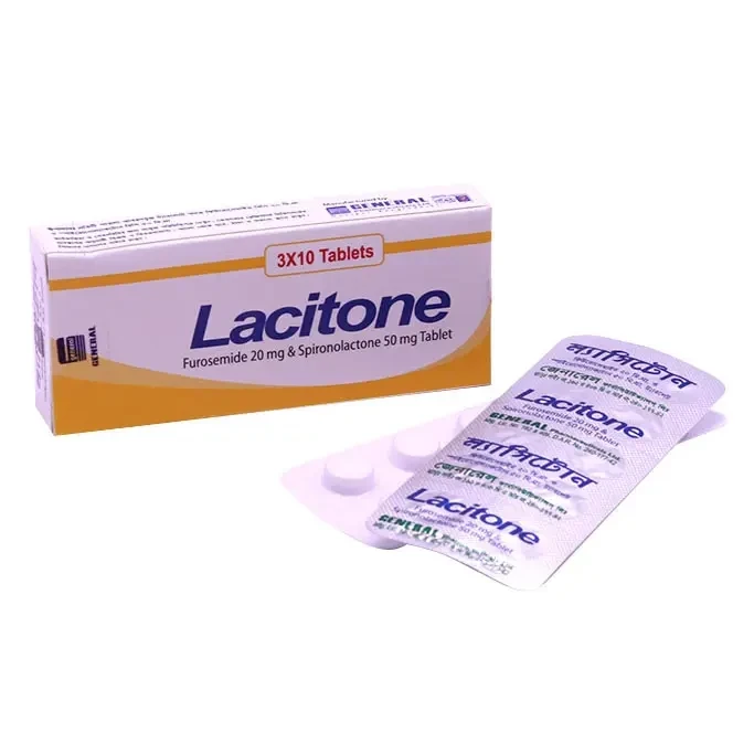 Lacitone Tablet, Furosemide + Spironolactone 20 mg+50 mg