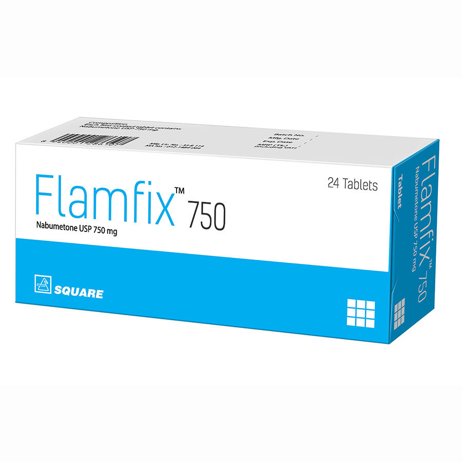 Flamfix Tablet, Nabumetone 750 mg