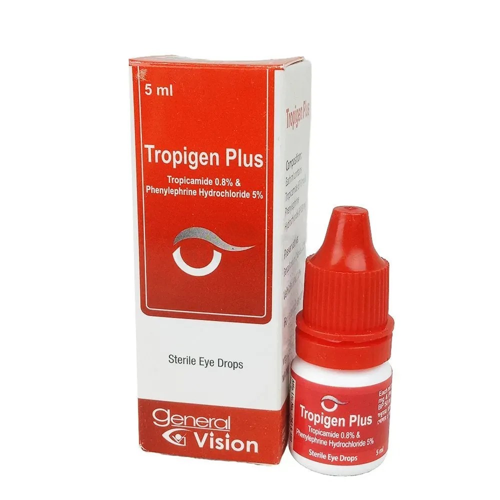 Tropigen Plus Ophthalmic Solution, Tropicamide + Phenylephrine Hydrochloride 0.8%+5%