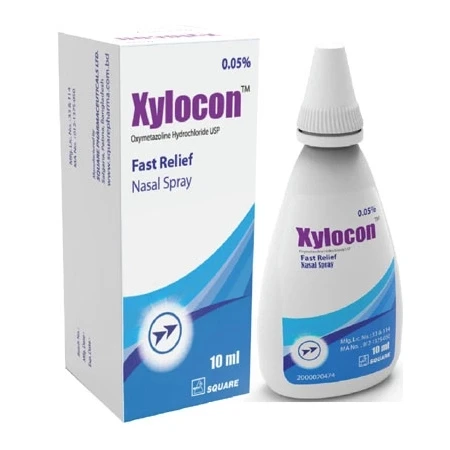 Xylocon Nasal Spray 10 ml, Oxymetazoline Hydrochloride 0.05%
