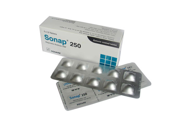 Sonap Tablet, Naproxen Sodium 250 mg