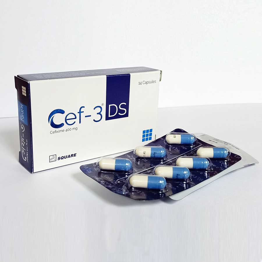 Cef-3 DS Capsule , Cefixime Trihydrate 400 mg