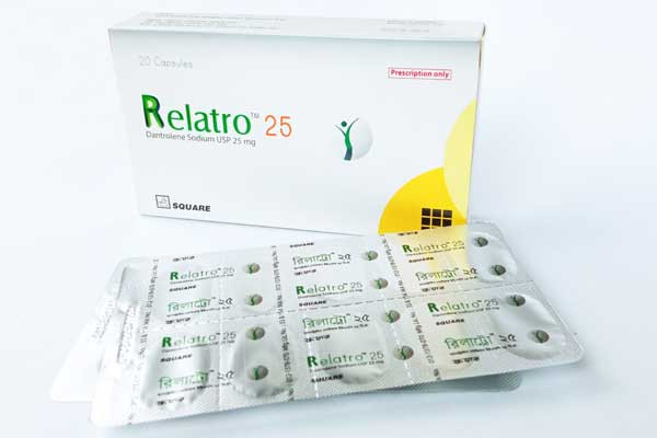 Relatro Capsule, Dantrolene Sodium 25 mg