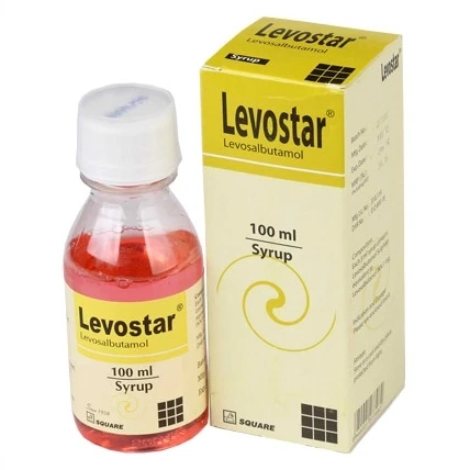 Levostar Syrup 100ml, Levosalbutamol 1 mg/5 ml