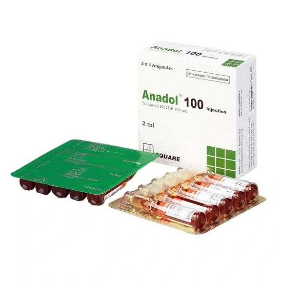 Anadol Injection,IM/IV ( Tramadol Hydrochloride 100 mg/2 ml )