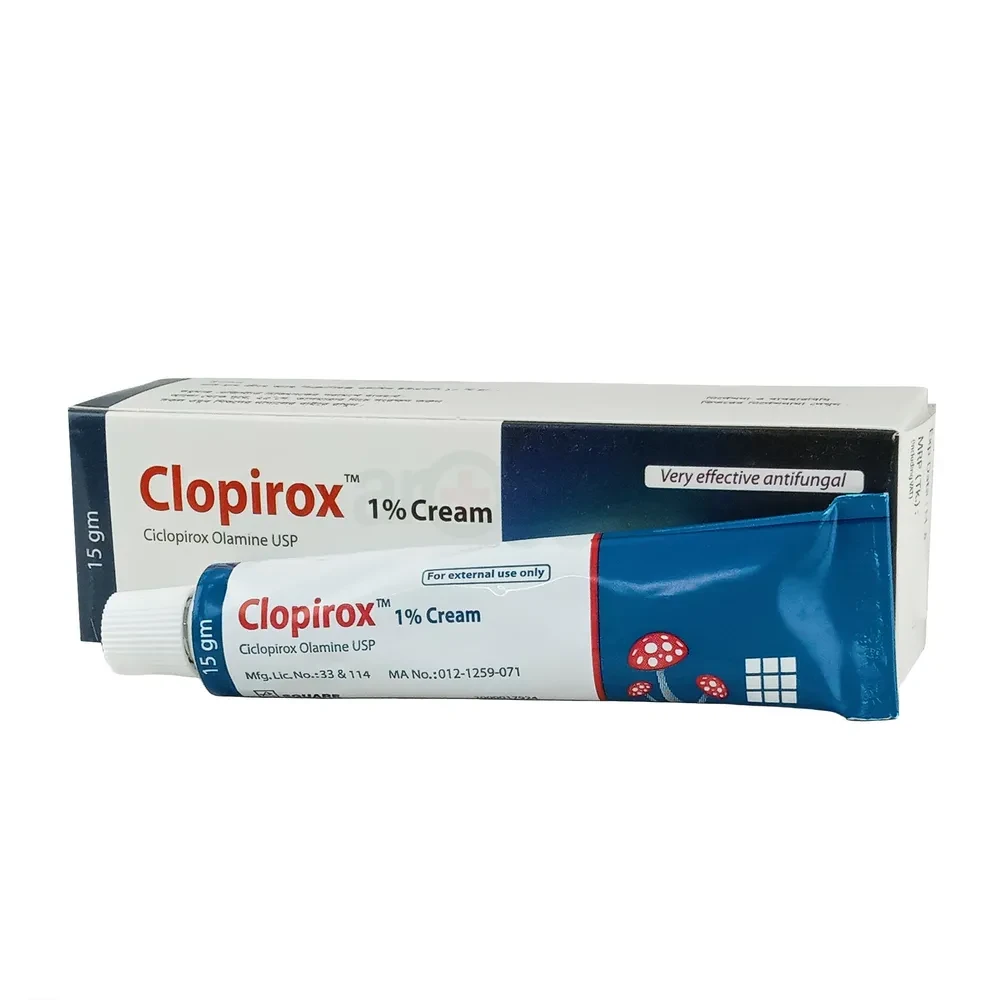 Clopirox Cream 15ml, Ciclopirox Olamine 1%