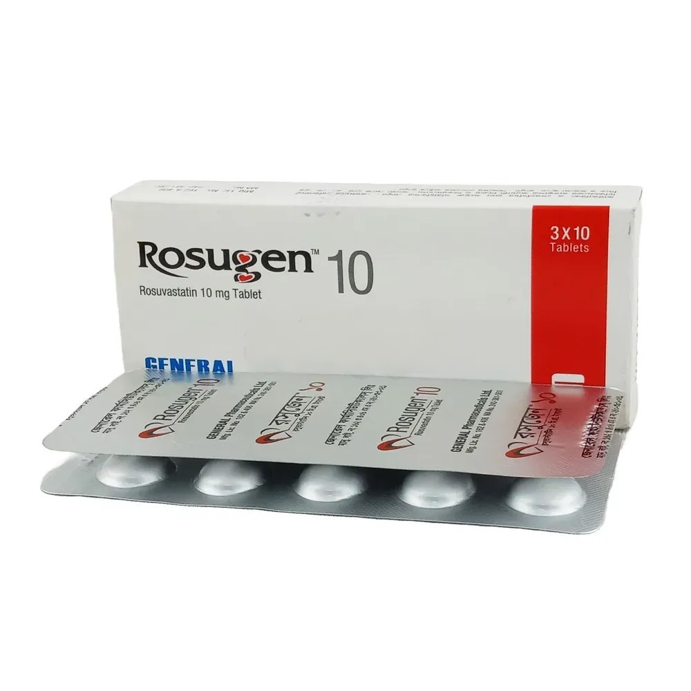 Rosugen Tablet, Rosuvastatin Calcium 10 mg