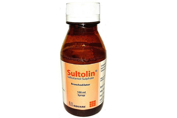 Sultolin Syrup 100ml, Salbutamol 2 mg/5 ml