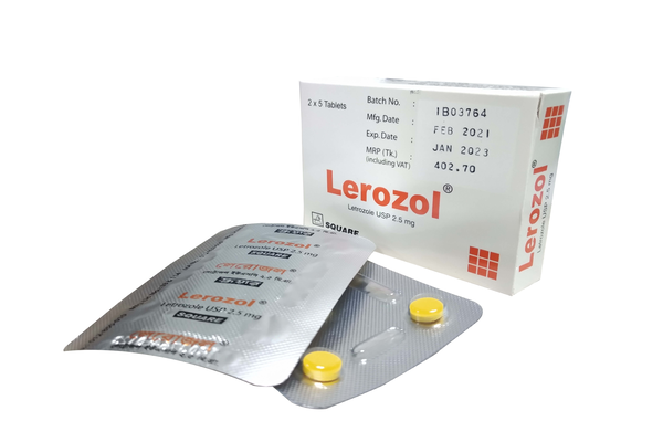 Lerozol Tablet, Letrozole 2.5 mg