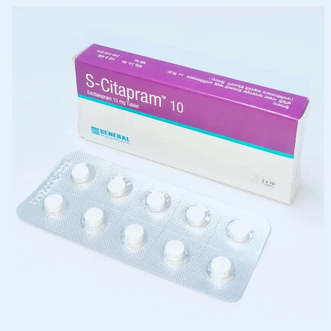 S-Citapram Tablet, Escitalopram Oxalate 10 mg