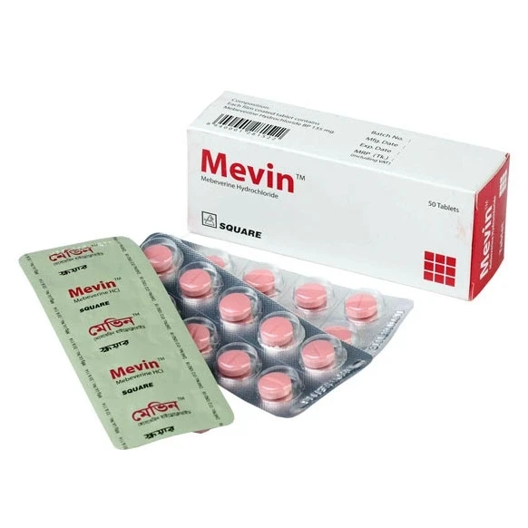 Mevin Tablet, Mebeverine Hydrochloride 135 mg