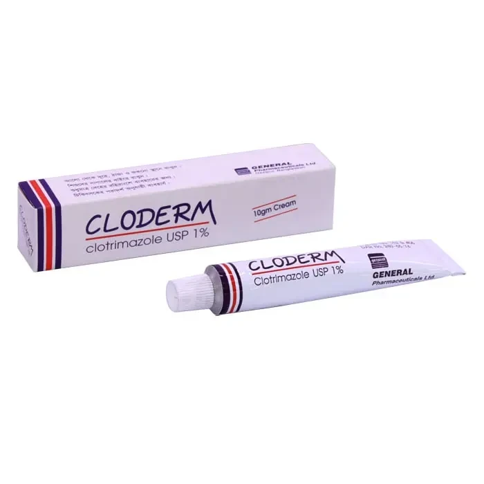 Cloderm Cream 10 gm tube, Clotrimazole 1%