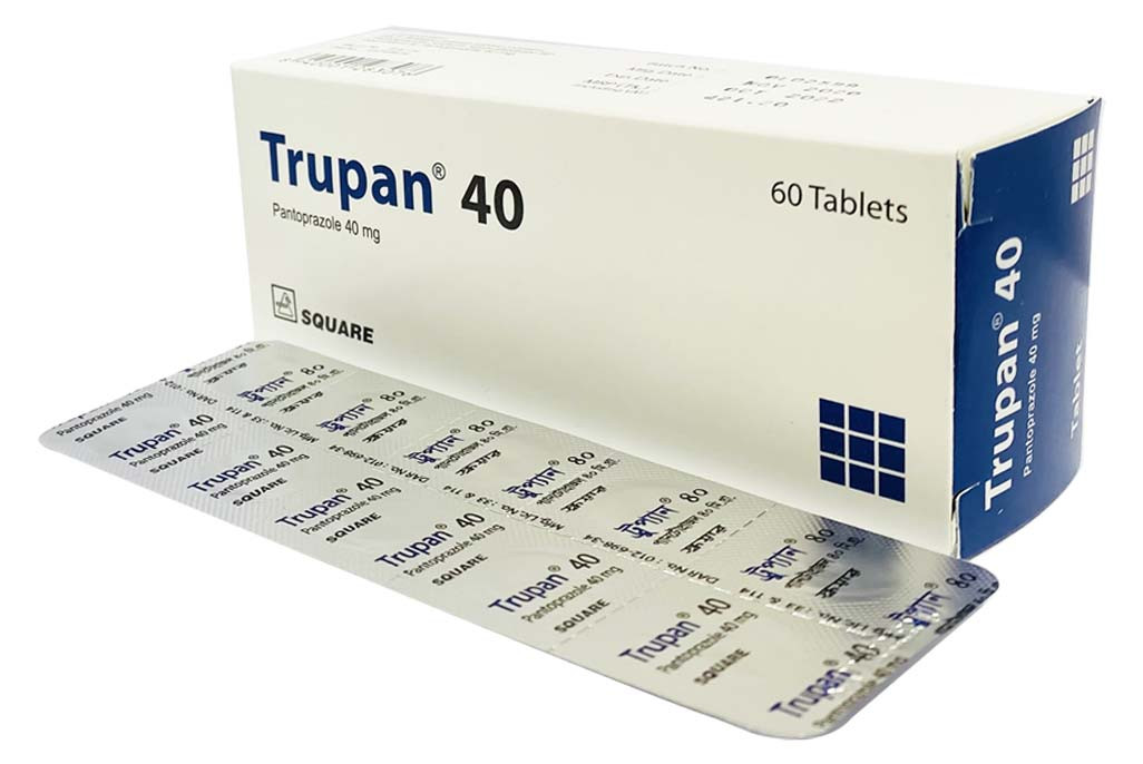 Trupan Tablet (Enteric Coated), Pantoprazole Sodium 40 mg