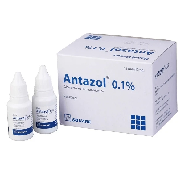 Antazol Nasal 15ml Drop, Xylometazoline Hydrochloride 0.1%