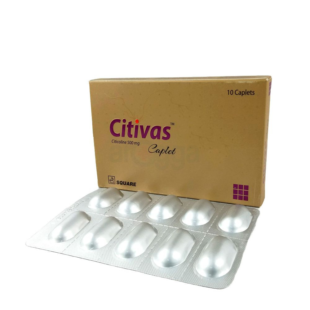 Citivas Tablet , Citicoline Sodium 500 mg