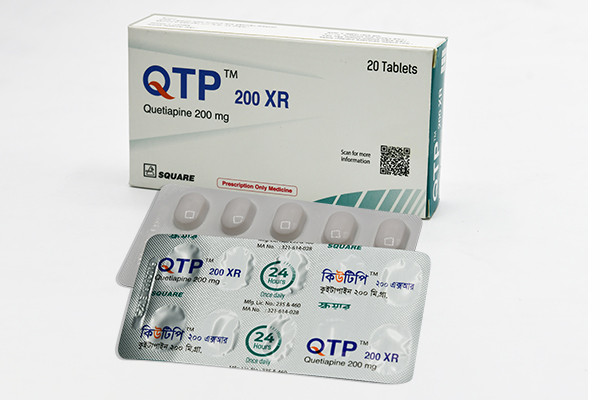 QTP XR Tablet (Extended Release) Quetiapine Fumarate 200 mg