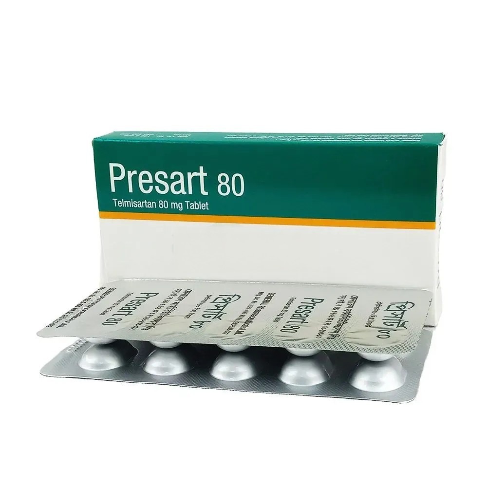 Presart Tablet, Telmisartan 80 mg