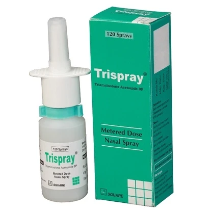 Trispray Nasal Spray, Triamcinolone Acetonide 55 mcg/spray