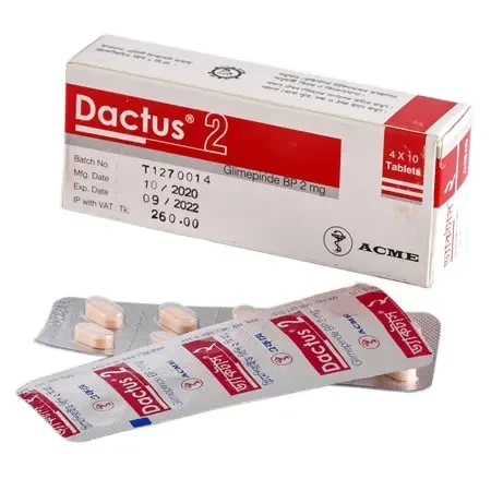 Dactus Tablet, Glimepiride 2 mg