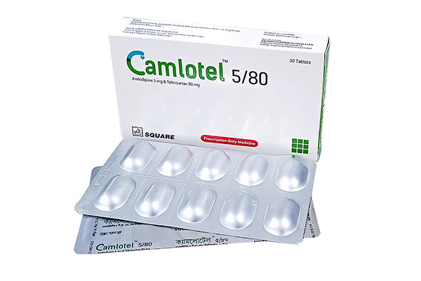 Camlotel Tablet, Amlodipine Besilate + Telmisartan 5 mg+80 mg