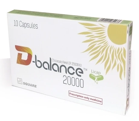 D-Balance Capsule, Cholecalciferol [Vitamin D3] 20000 IU