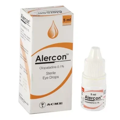 Alercon Ophthalmic Solution 5 ml drop, Olopatadine Hydrochloride 0.1%