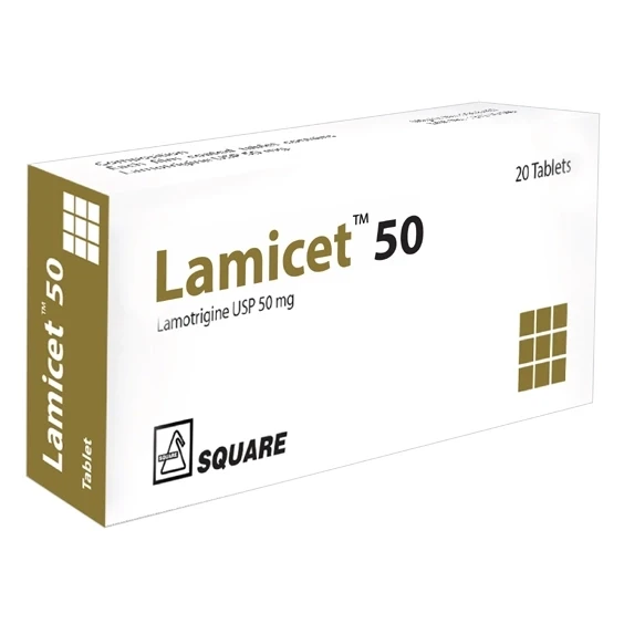 Lamicet Tablet, Lamotrigine 50 mg