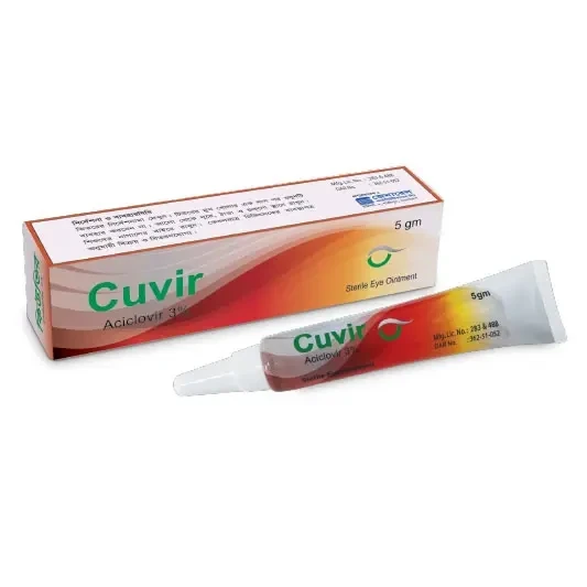 Cuvir Ophthalmic Ointment, Acyclovir 3%