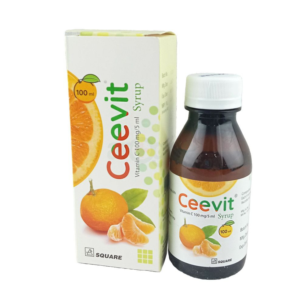 Ceevit Syrup, Vitamin C [Ascorbic acid] 100 mg/5 ml