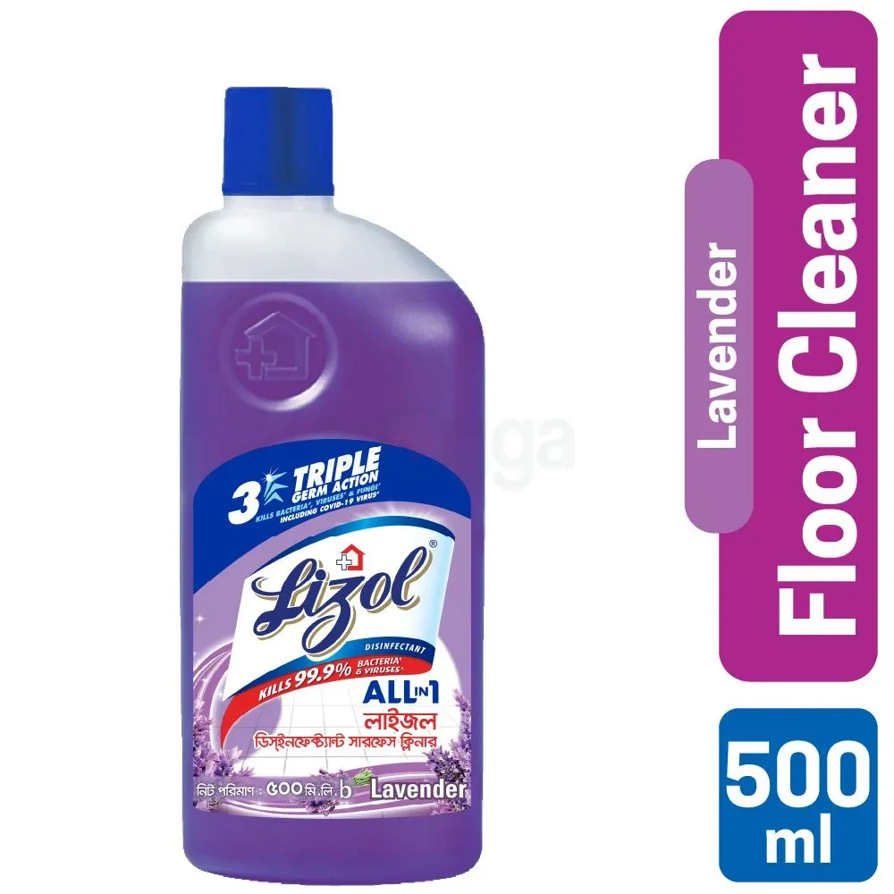 Lizol Lavender Disinfectant Surface Cleaner 500 ml