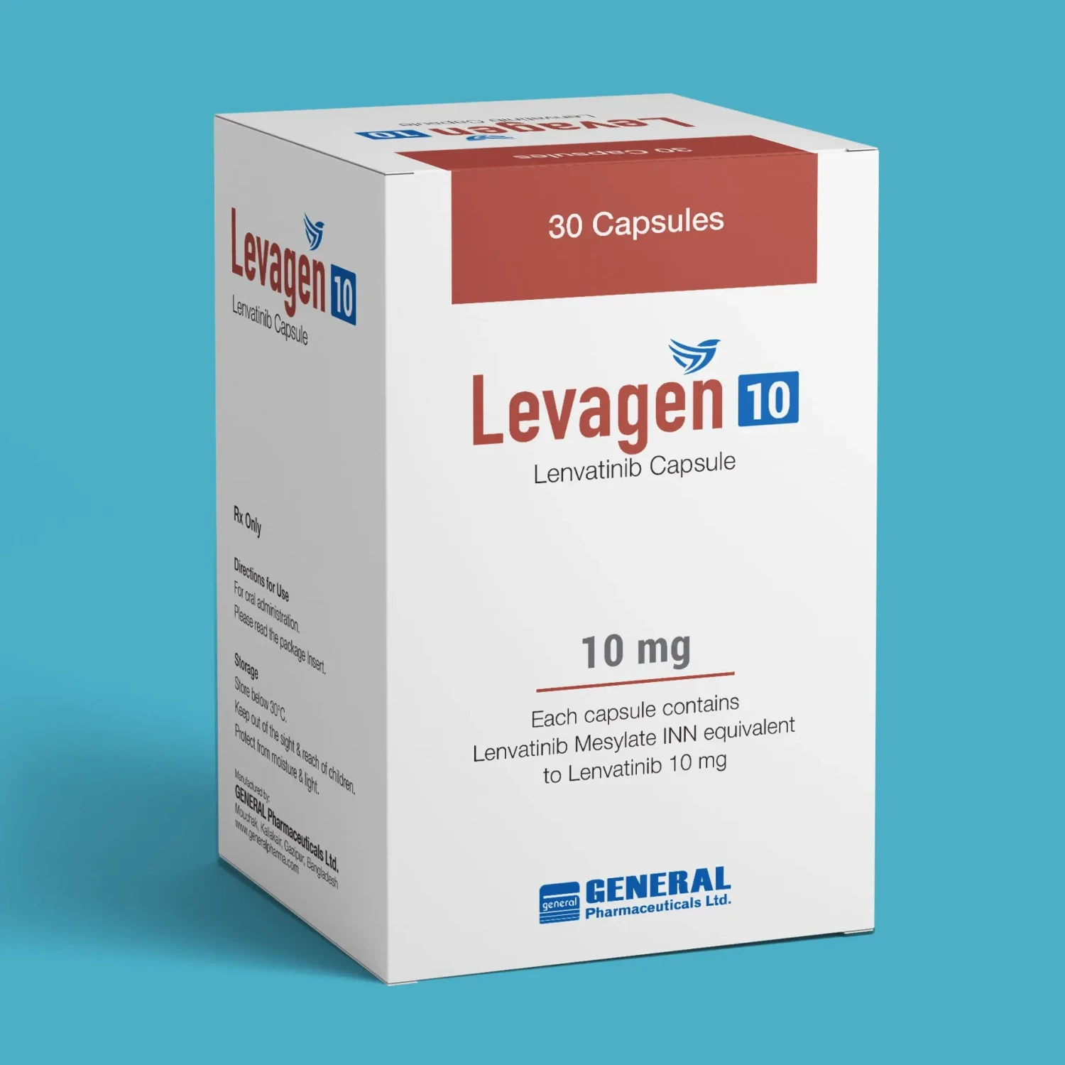 Levagen Capsule, Lenvatinib Mesylate 10 mg