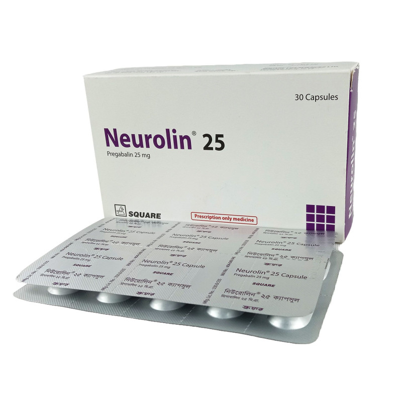 Neurolin Capsule, Pregabalin 25 mg